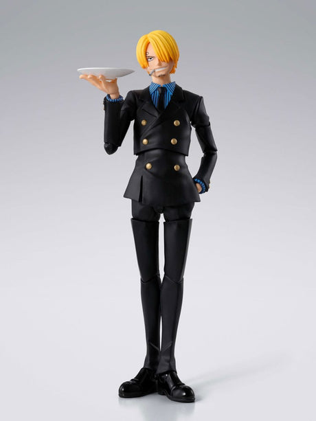 One Piece S.H.Figuarts Sanji Romance Dawn Action Figure, 15 cm