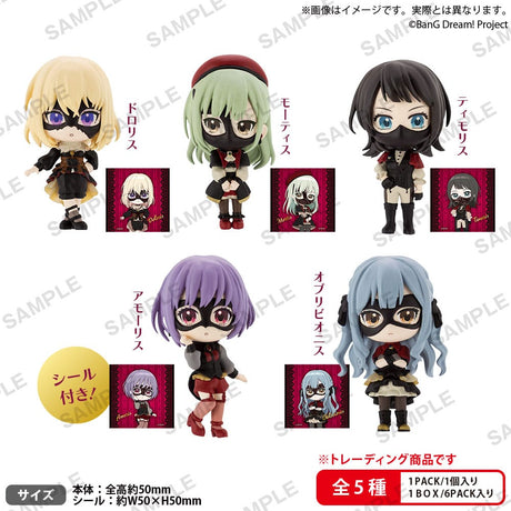 BanG Dream! Ave Mujica Rich Box PVC Figures, 5cm (Set of 6)