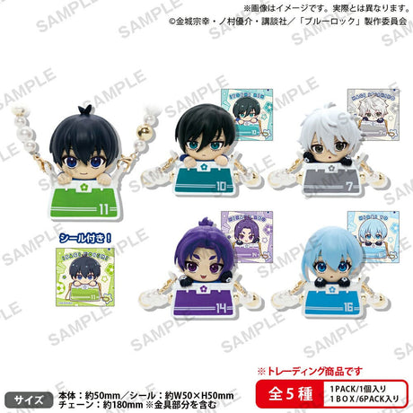 Blue Lock Charac Odekake PVC Figures 5 cm Assortment (6)