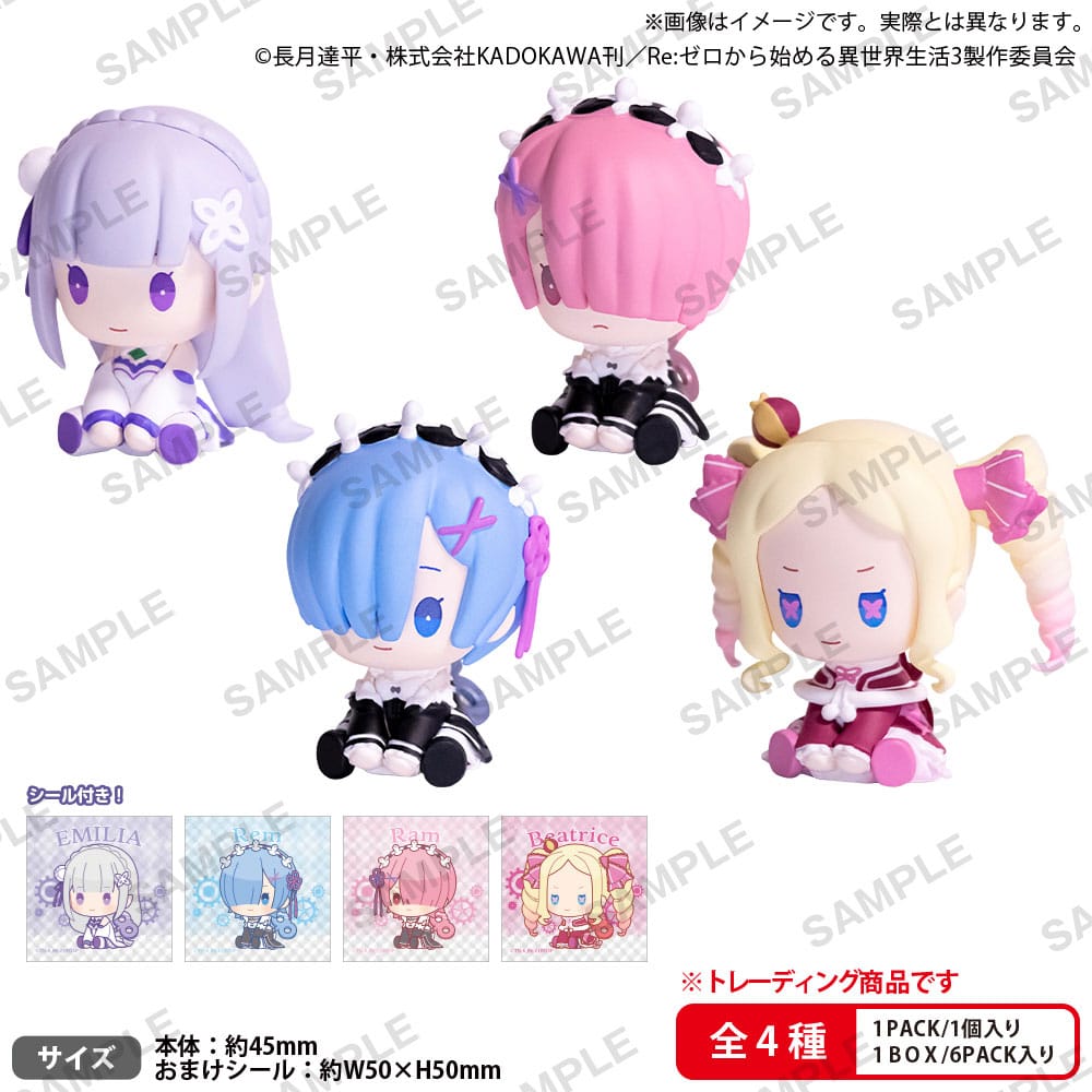 Re:ZERO - Clockwork Mascot PVC Figures Box Ver. By Bushiroad