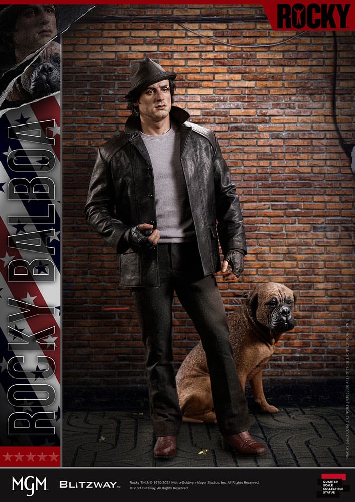 Rocky Superb Scale 1/4 Statue with Rocky Balboa & Butkus