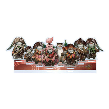 Monster Hunter Wilds Plumpeach Acrylic Stand Set, 15 cm