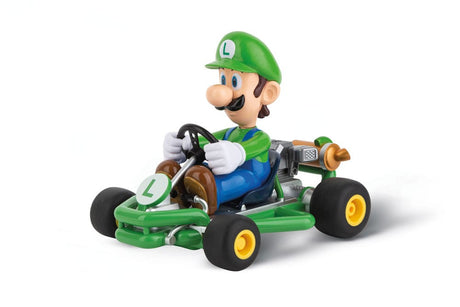 Super Mario Kart - Luigi Pipe Kart RC Car, 1:18 Scale