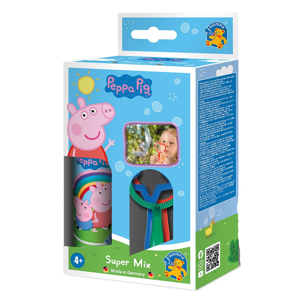 Peppa Pig Pustefix Super-Mix Soap Bubble Bottle Assortment (15 Pack)