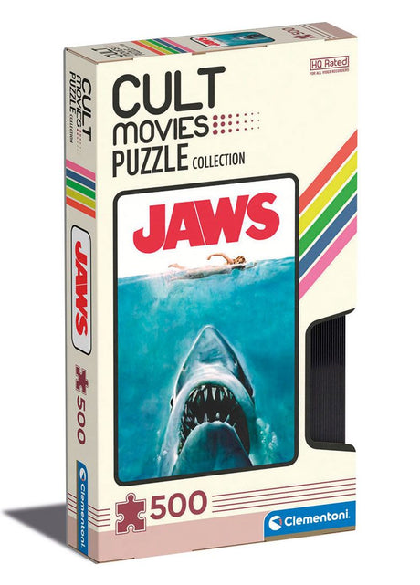 Jaws 500-Piece Puzzle - Cult Movies Collection by Clementoni