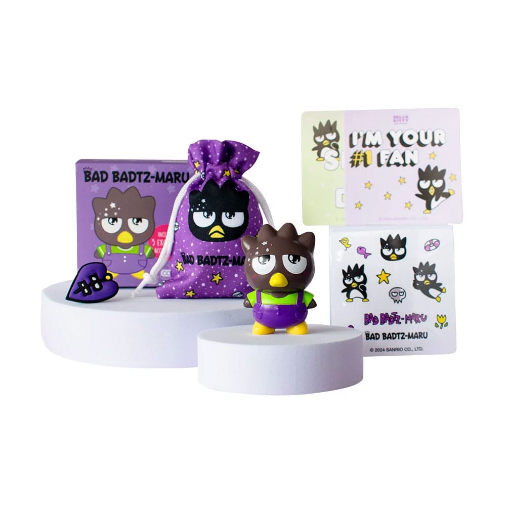 Hello Kitty & Friends Badtzmaru Mini Figure w/ Exclusive Accessories