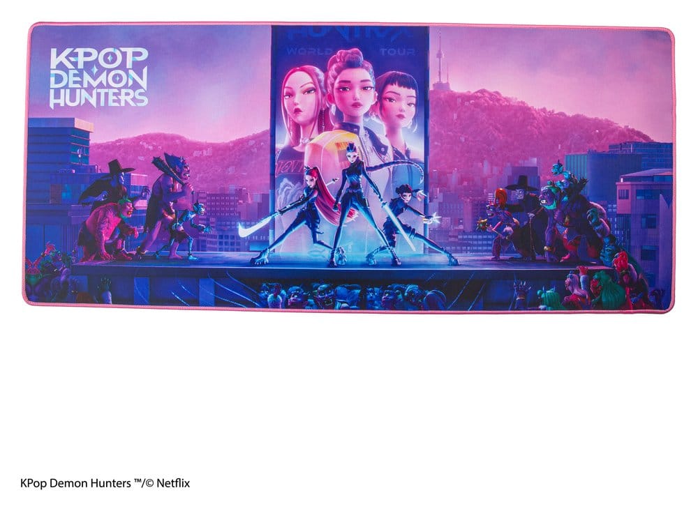 K-Pop Demon Hunters Takedown XL Desk Mat Mouse Pad
