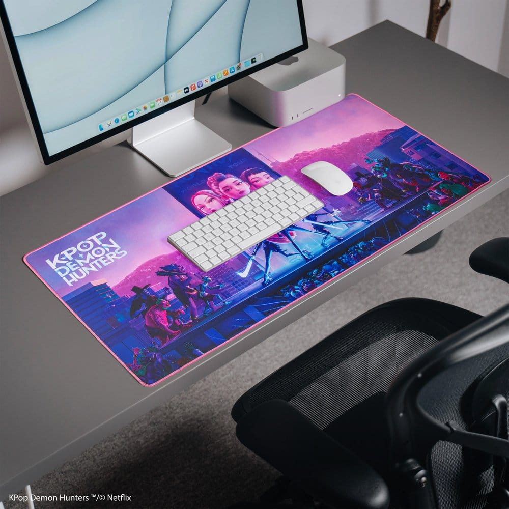 K-Pop Demon Hunters Takedown XL Desk Mat Mouse Pad
