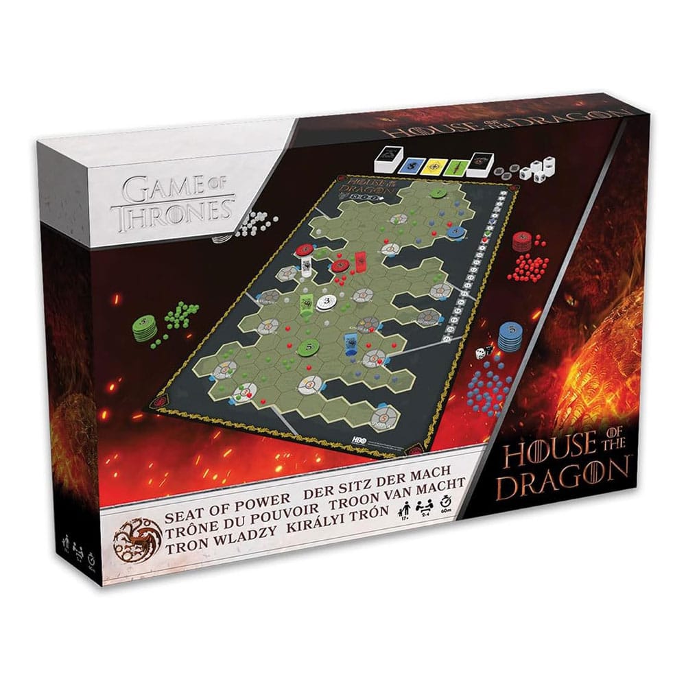 House of the Dragon Seat of Power Board Game by Cartamundi