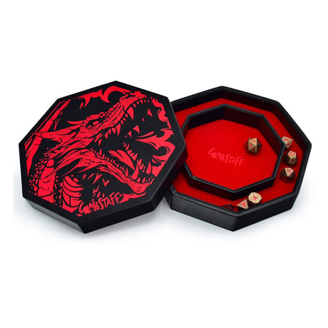 CritStones GlassStaff Red Dragon Dice Arena
