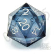 CritStones Liquid Core Ocean Orb Big D20 Dice, 5cm