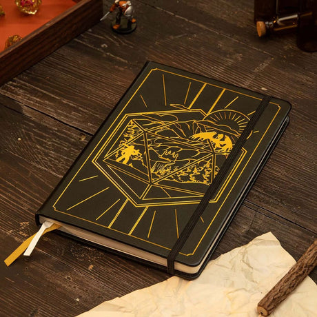 Dungeons & Dragons RPG Journal 5e Black by Glassstaff Books