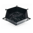 CritStones Dragon Skin Folding Dice Tray - Black Edition