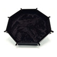 CritStones Dragon Skin Folding Dice Tray XL - Black