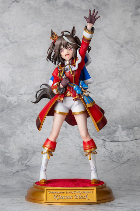 Uma Musume Pretty Derby PVC Statue - Kitasan Black Fluttering Fulfillment Ver. 28 cm