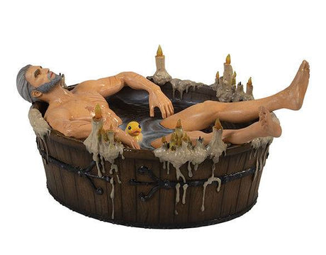 Witcher 3 Wild Hunt Statue: Geralt in the Bath, 9 cm
