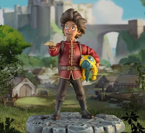 Emmy Edition Dragon Prince Ezran 15 cm Statue by Dark Horse