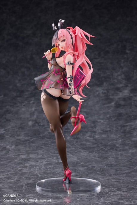 Original Character Digigirl Statue 1/6 Scale with High Heel & Lollipop
