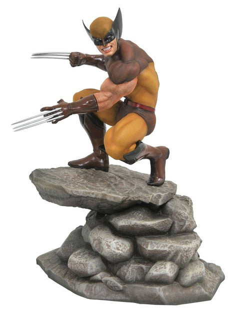 Marvel Gallery Wolverine Statue in Classic Brown - Diamond Select 23cm