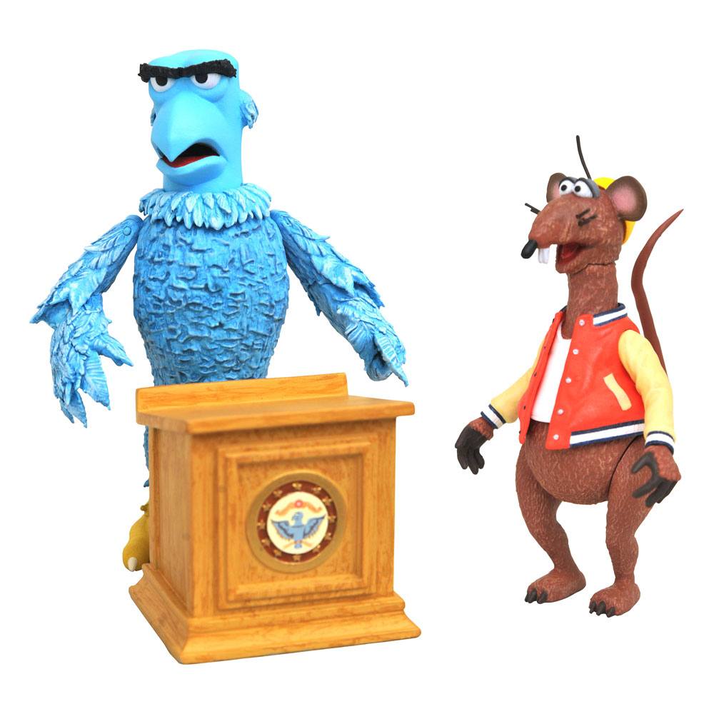 Muppets Select Action Figures - Sam the Eagle & Rizzo the Rat Pack