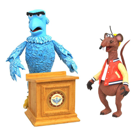 Muppets Select Action Figures - Sam the Eagle & Rizzo the Rat Pack