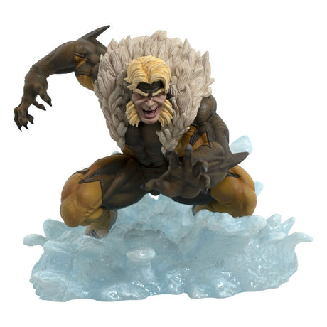 Diamond Select Sabretooth Marvel Gallery PVC Statue - 16cm