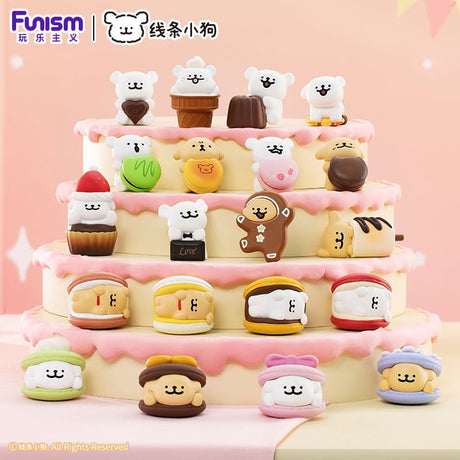 Butterbear Maltese Sweet Box Mini Figures 3-Pack, Puppy Face Series