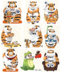 I Am Not Fat Tiger Roaring Love Series 9 cm Mini Figures