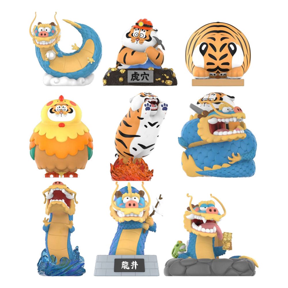 Funism 'Dragon Soars, Tiger Leaps' Mini-Figures | I Am Not Fat Tiger Series