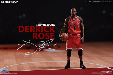 Enterbay's NBA Collection: Derrick Rose Retro Edition 1/6 Action Figure, 30cm