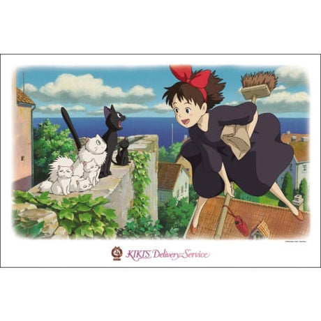 Kiki's Delivery Service 1000-Piece Jigsaw Puzzle - Kiki and Cats Edition
