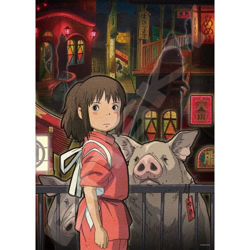 Spirited Away Stained Glass Tunnel Jigsaw (500 Pieces)