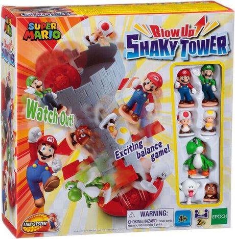 Super Mario Blow Up! Shaky Tower Game by Epoch Toys