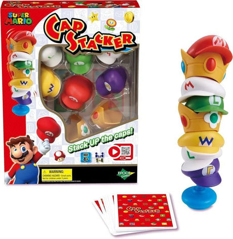 Super Mario Game Cap Stacker by Epoch Toys
