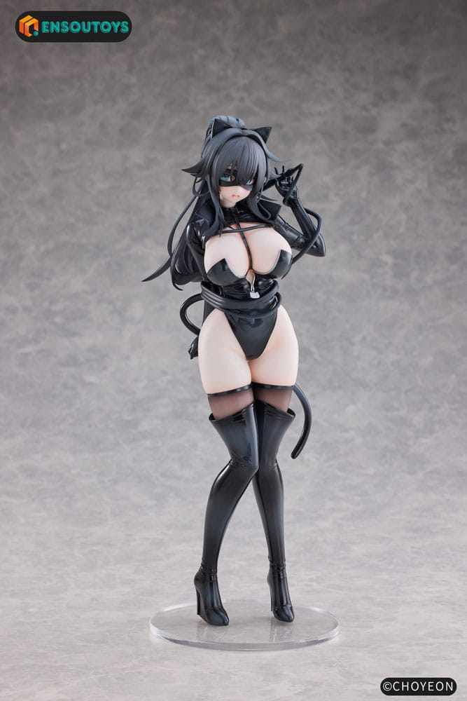 K Pring Original Character Statue: Happy-chan Cat Woman 1/6 Scale