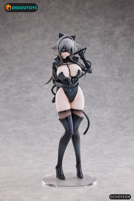 K Pring Original Character Statue: Cat Woman Happy-chan Variant (27 cm)
