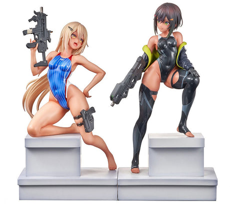 Arms Note 1/7 Statue - Swim Team Bucho-chan and Kohai-chan