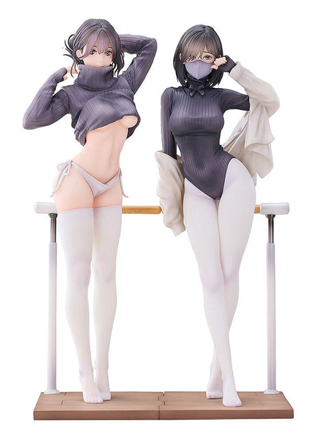 Original Character Statue Set: Guitar MeiMei & Shokyu Sensei's Dance Lesson 24 cm