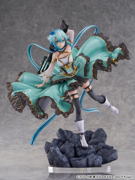 Sword Art Online Sinon Crystal Dress Statue - EStream