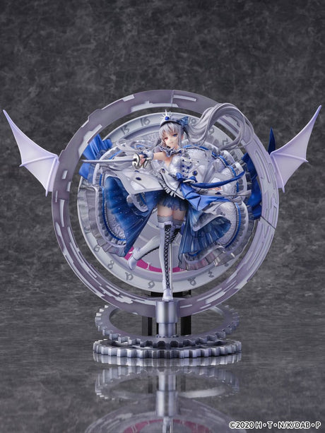 Date A Bullet: White Queen PVC Statue with Sapphire Dress