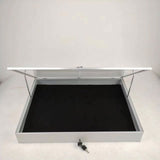 EVORETRO Silver Aluminum Display Case