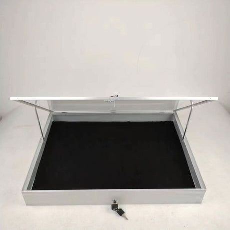EVORETRO Silver Aluminum Display Case
