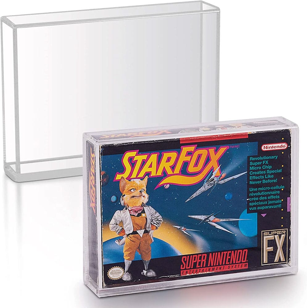 EVORETRO Acrylic Case 2-Pack for SNES/N64 Collection