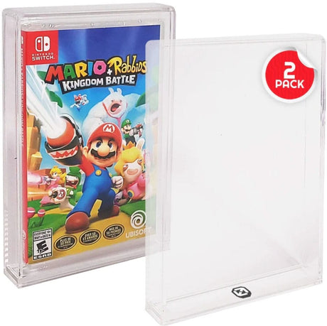 Evoretro Acrylic Case 2-Pack for Nintendo Switch Games