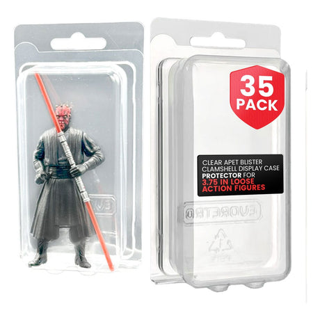 SW Large APET Clamshell Protector Blisters 35-Pack for Action Figures XL