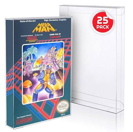 PET Protectors 25-Pack for NES Game Boxes