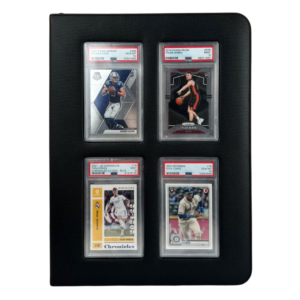 Evoretro Premium Card Slab Binder with Window, Black