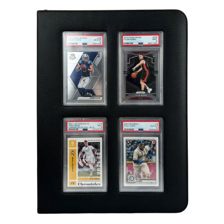 Evoretro Premium Card Slab Binder with Window, Black
