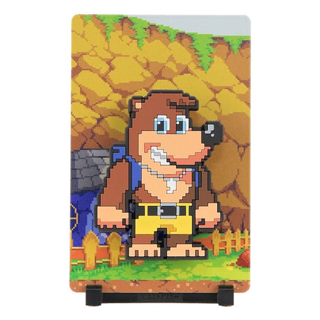 FiGGYZ Banjo-Kazooie Pixel Art Magnet Collectible - 11 cm
