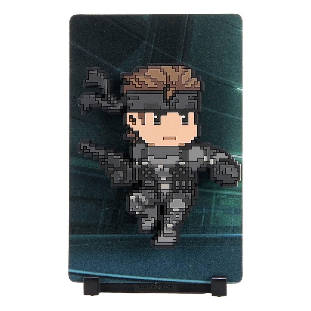 Metal Gear Solid 2 FiGGYZ Magnet Collectible - Solid Snake Hero Pose